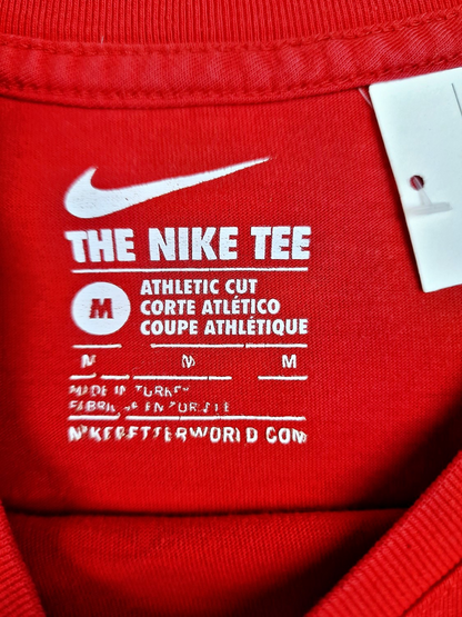 Modern Nike Red Graphic T-Shirt