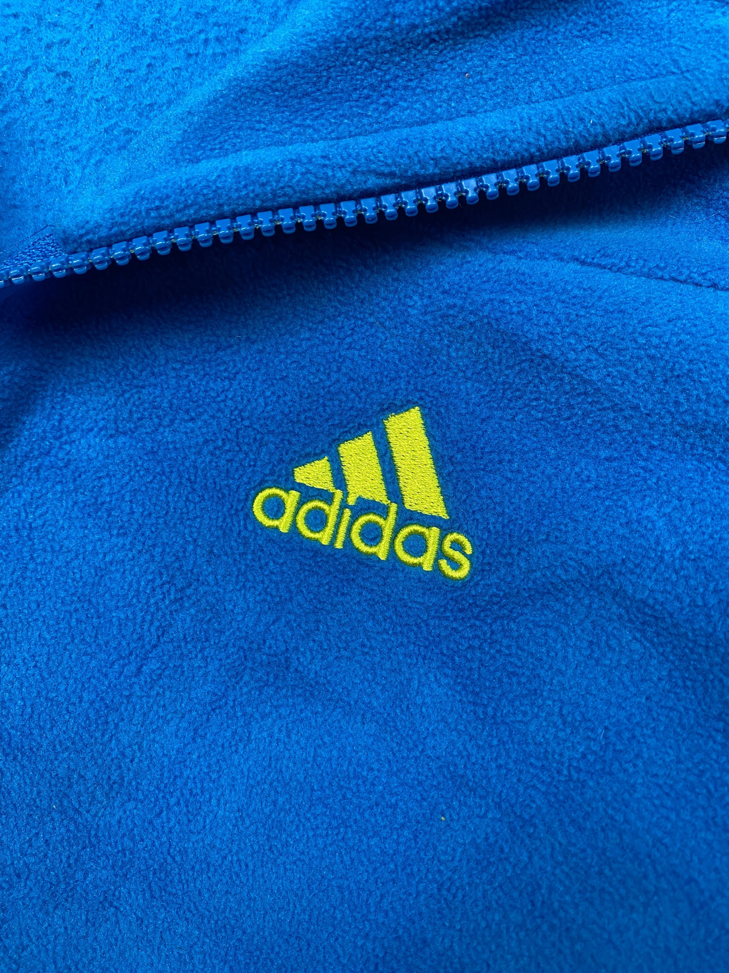 Adidas Blue Fleece Full-Zip Jacket