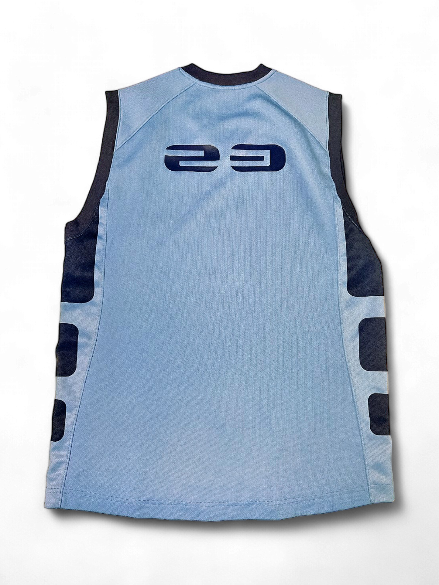 Modern Jordan Basketball Jersey - Blue and Navy Sleeveless Tank