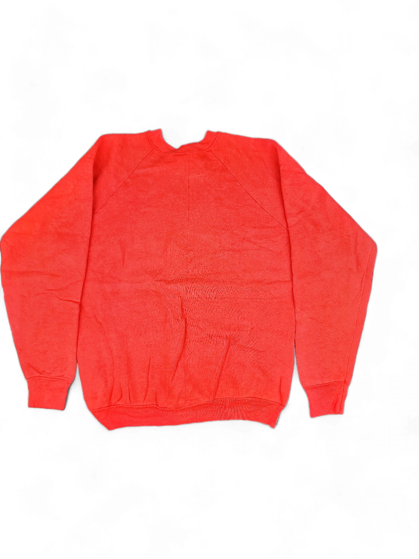 Vintage Fruit of the Loom Red Sweatshirt XL - Winter Scene Graphic