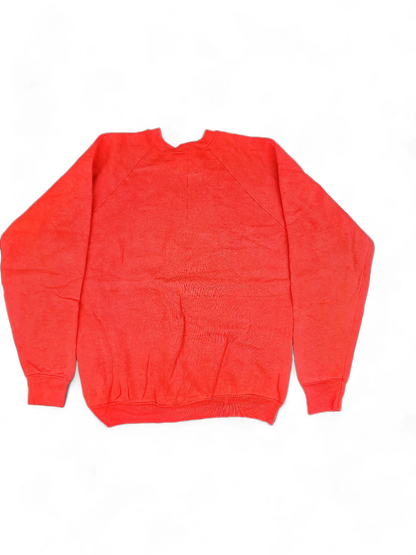 Vintage Fruit of the Loom Red Sweatshirt XL - Winter Scene Graphic