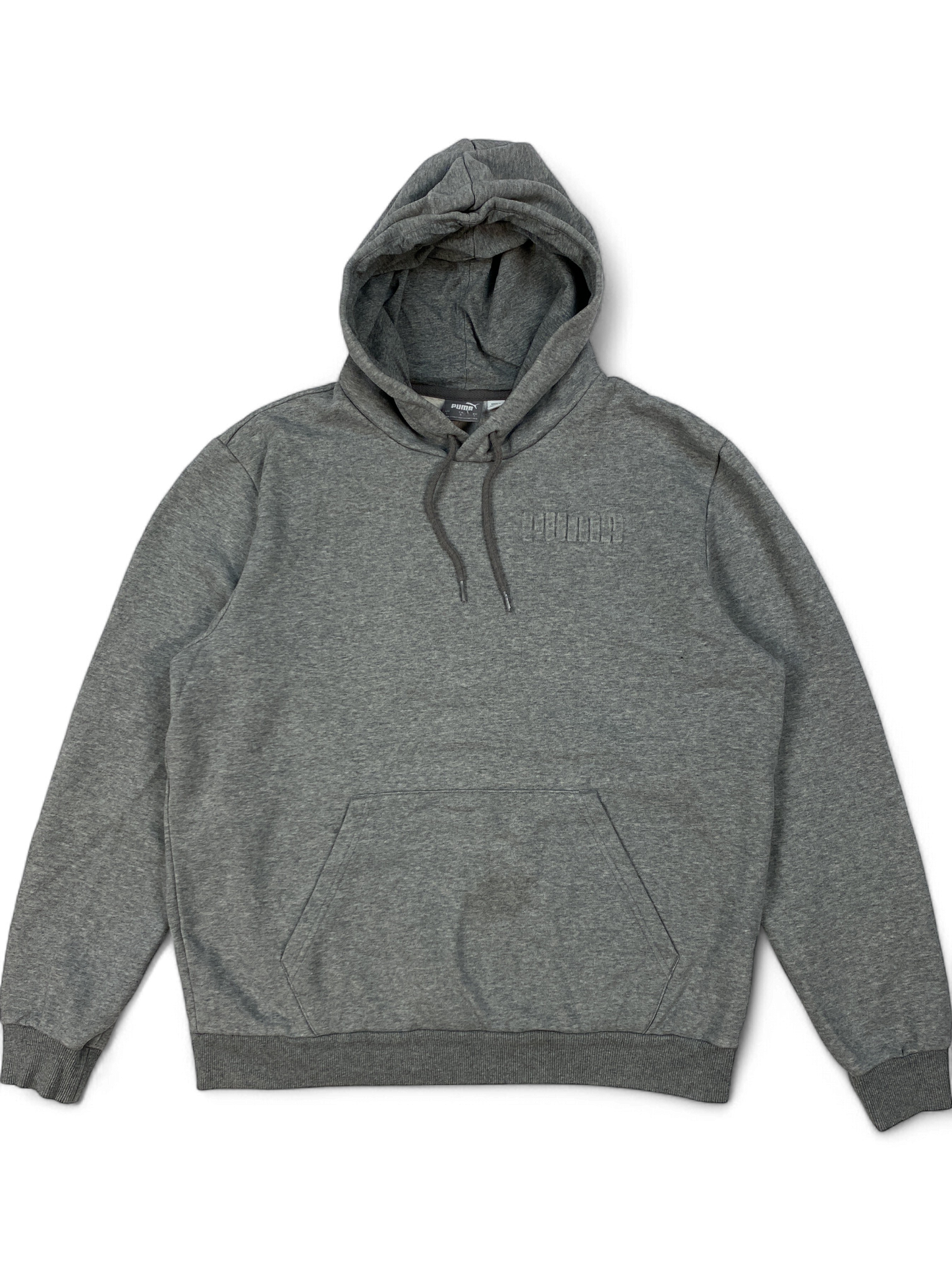 Puma Gray Hoodie with Embossed Logo