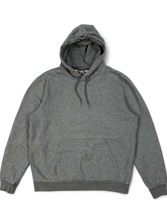 Puma Gray Hoodie with Embossed Logo