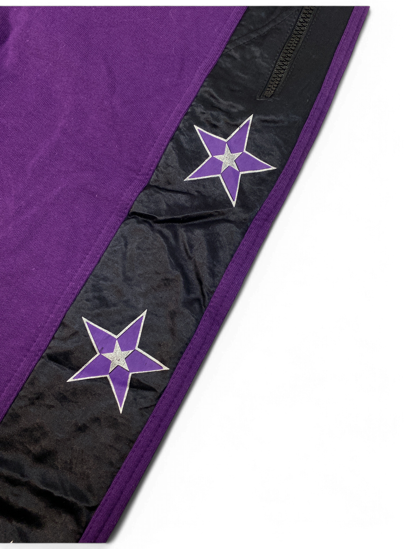 Vintage Purple Sweatpants with Star Design