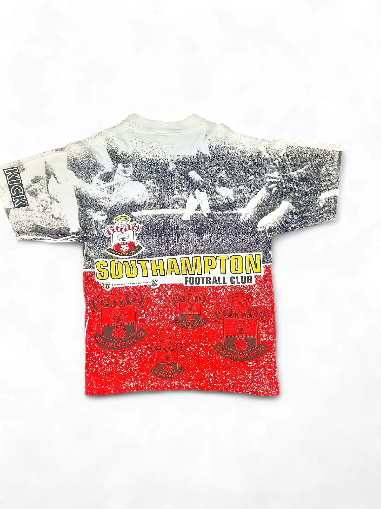 Vintage Southampton FC Cotton T-shirt - Kick Brand - Size Medium