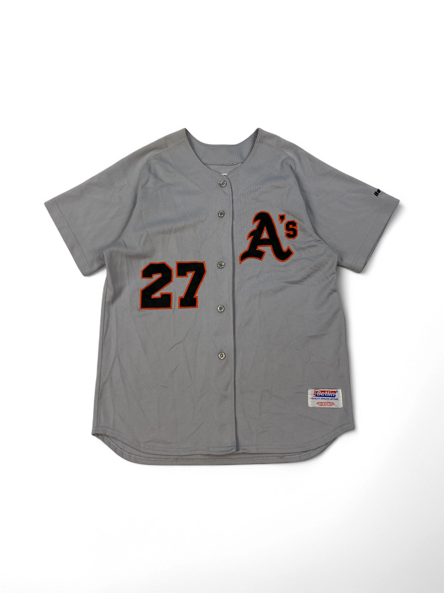 Vintage Athletic Jersey with Number 27