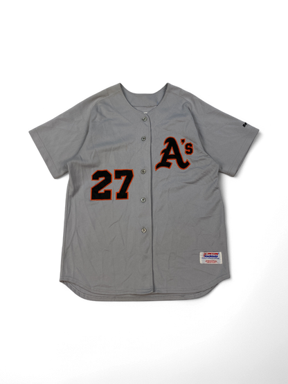 Vintage Athletic Jersey with Number 27