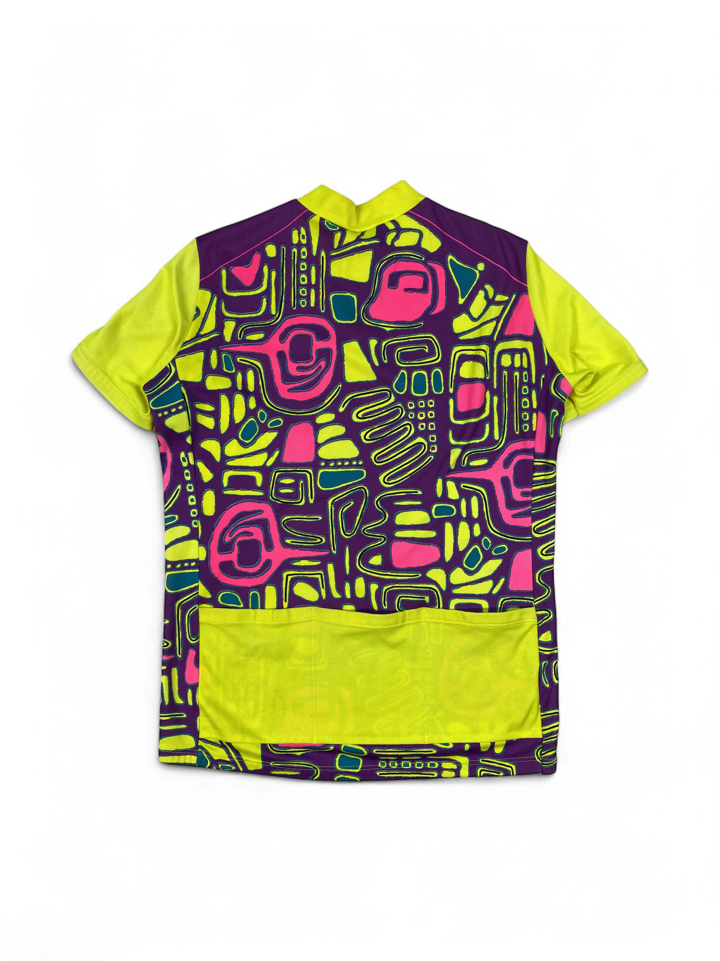 Kupline Vibrant Cycling Jersey with Abstract Pattern