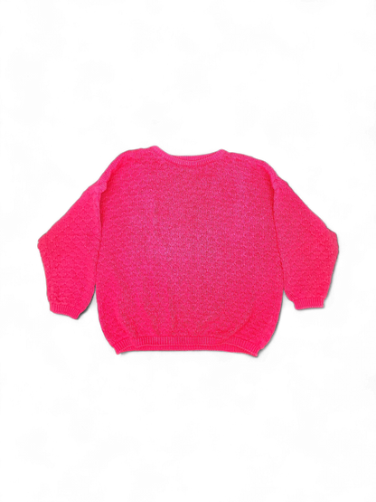 Benetton Red Cotton Sweater