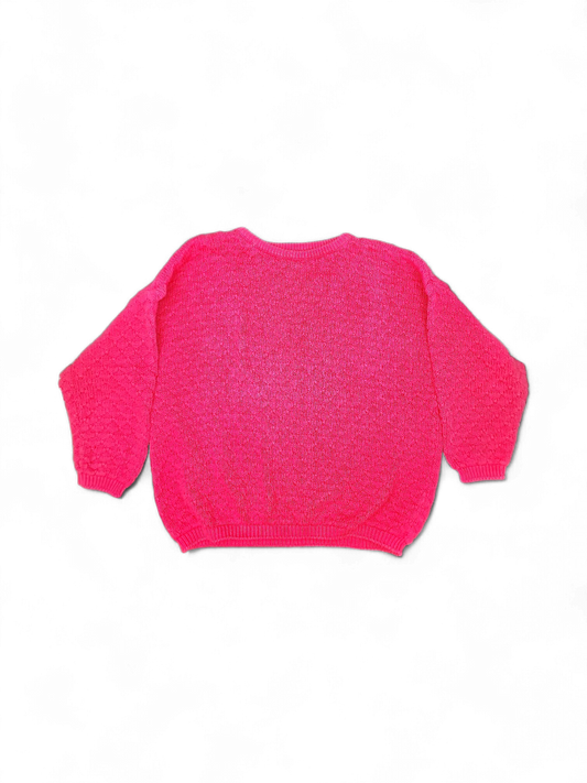 Benetton Red Cotton Sweater