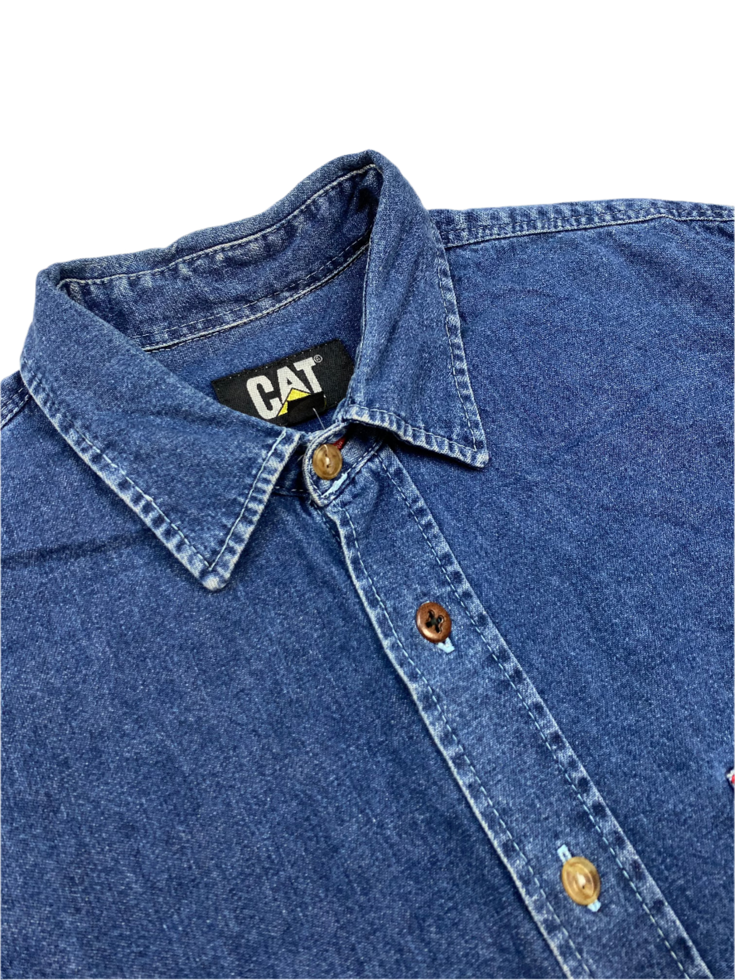 Caterpillar Blue Denim Shirt