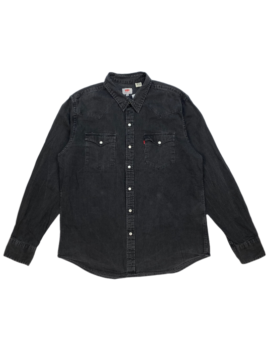 Levis Black Denim Shirt