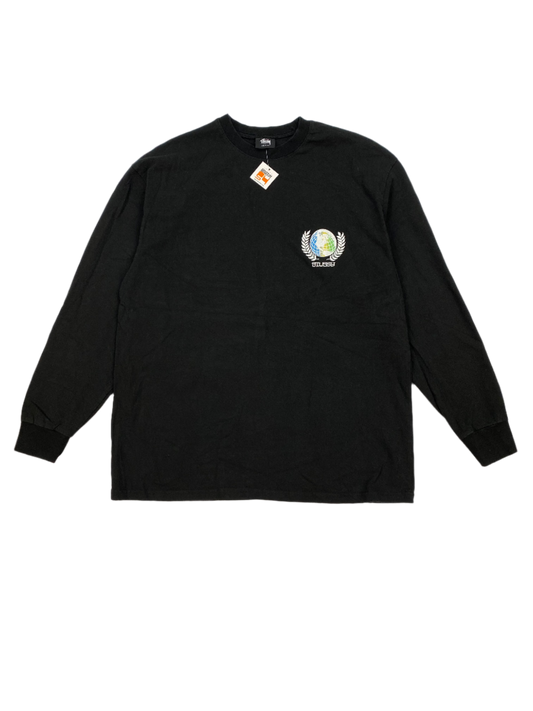 Stüssy Black Longsleeve with Backprint