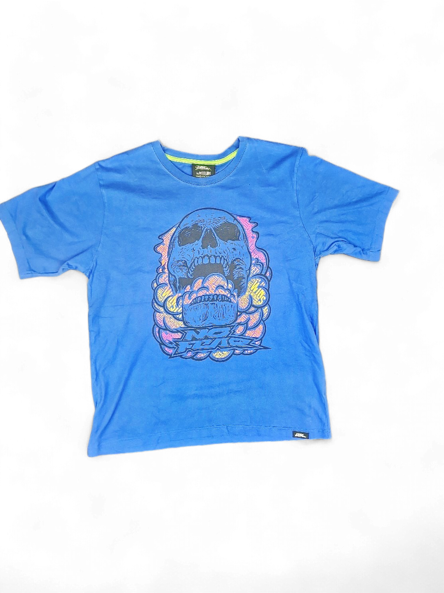 Modern No Fear Graphic Blue T-shirt