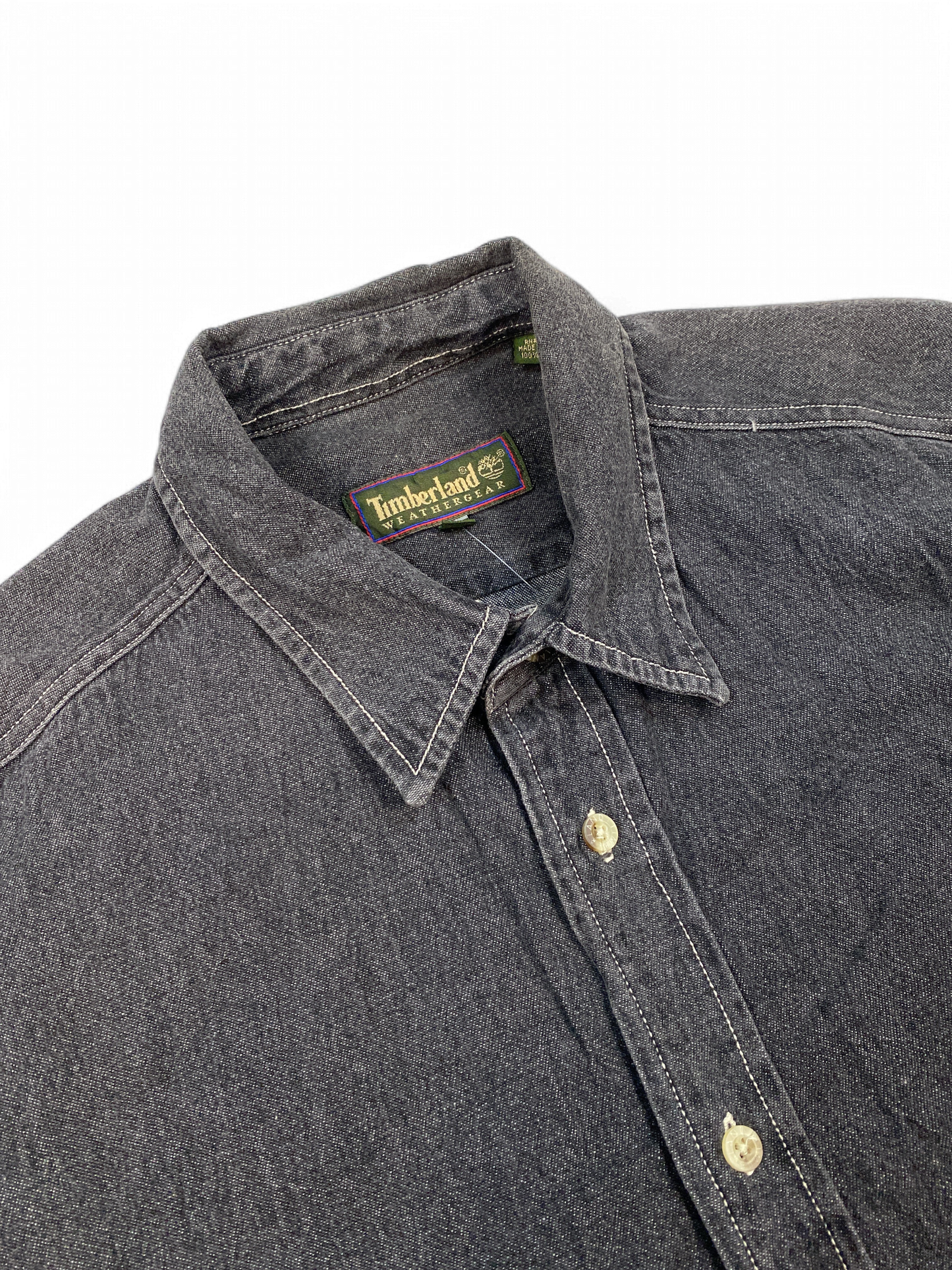 Timberland Denim Button-Down Shirt