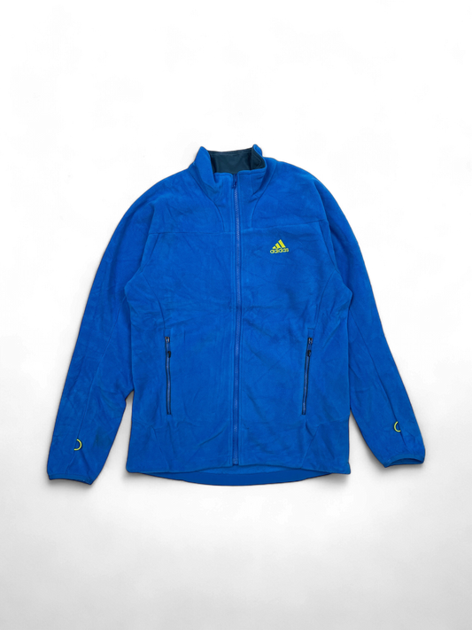 Adidas Blue Fleece Full-Zip Jacket