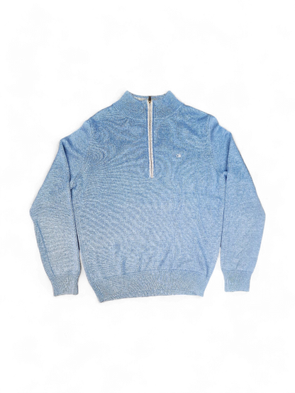 Calvin Klein Golf Blue Half-Zip Sweater - Size M