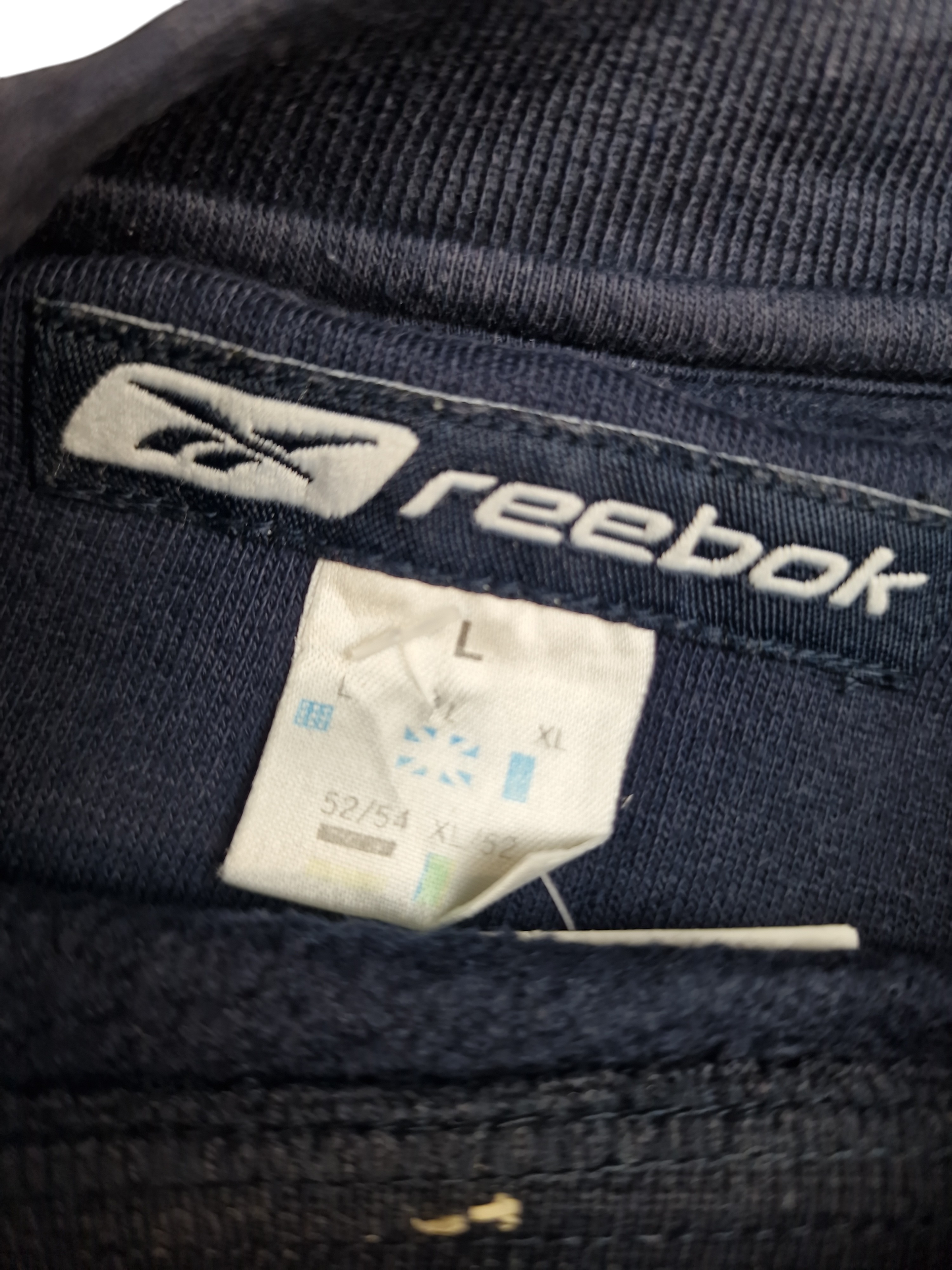 Reebok Navy Sweatshirt - Size L