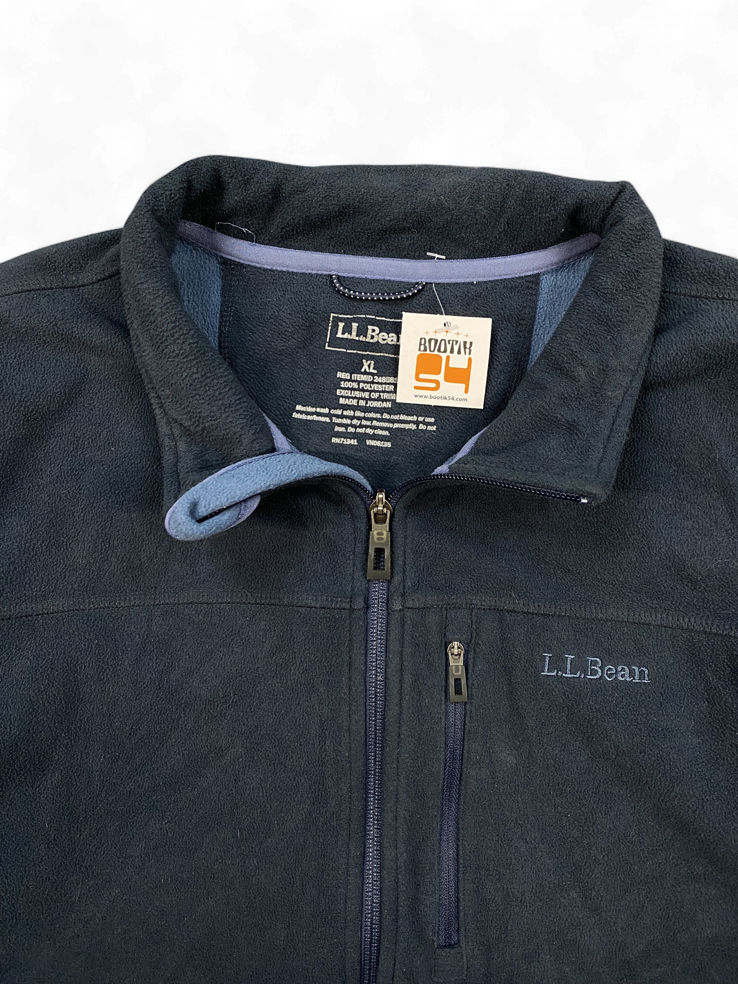 L.L.Bean Navy Fleece Jacket