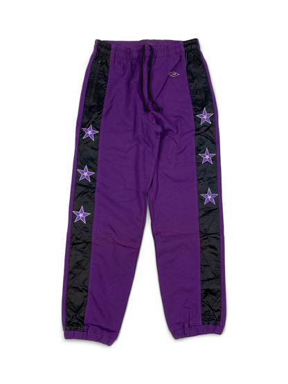 Vintage Purple Sweatpants with Star Design