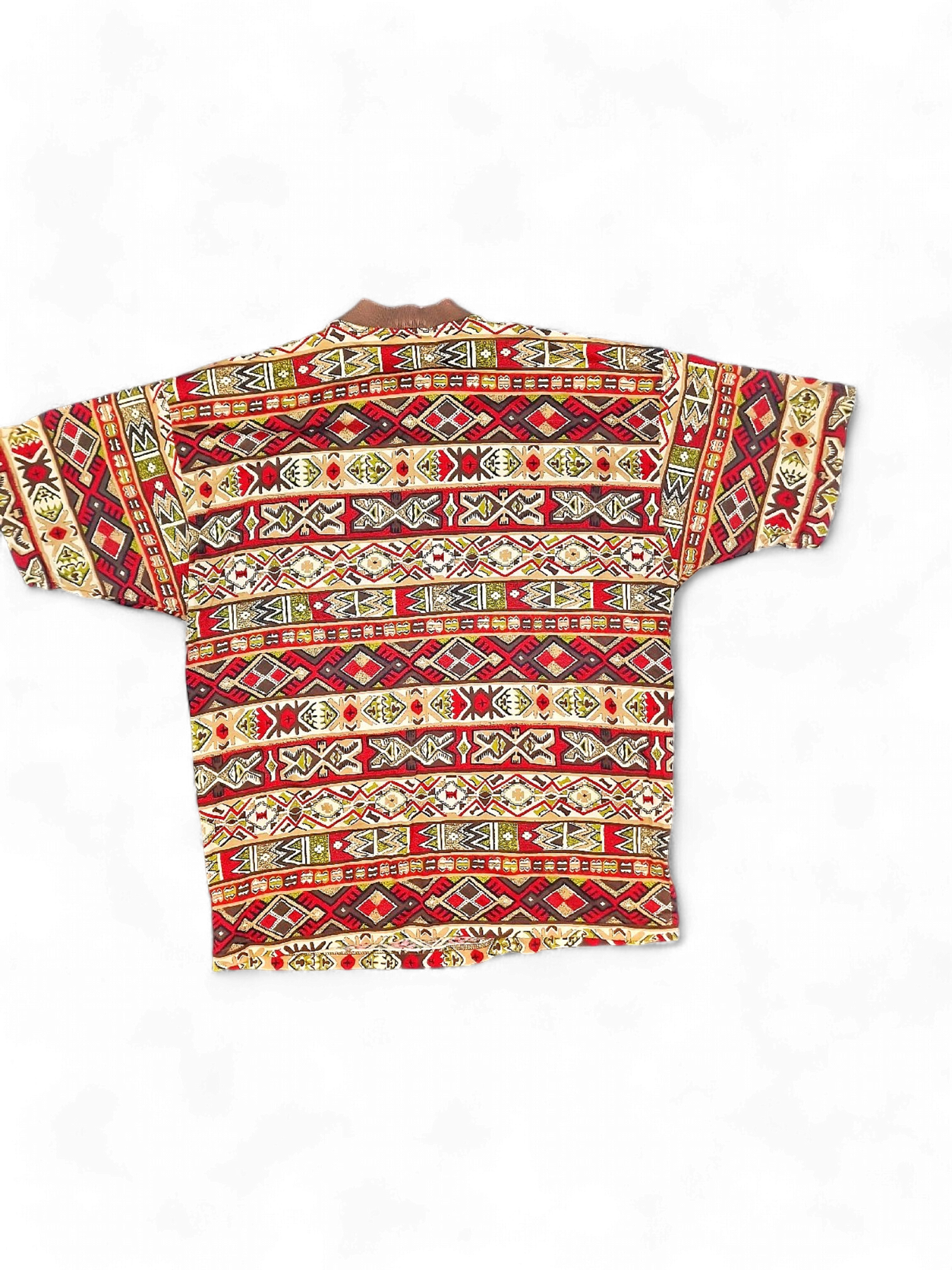 Vintage Byblos Tribal Print T-Shirt - Made in Italy